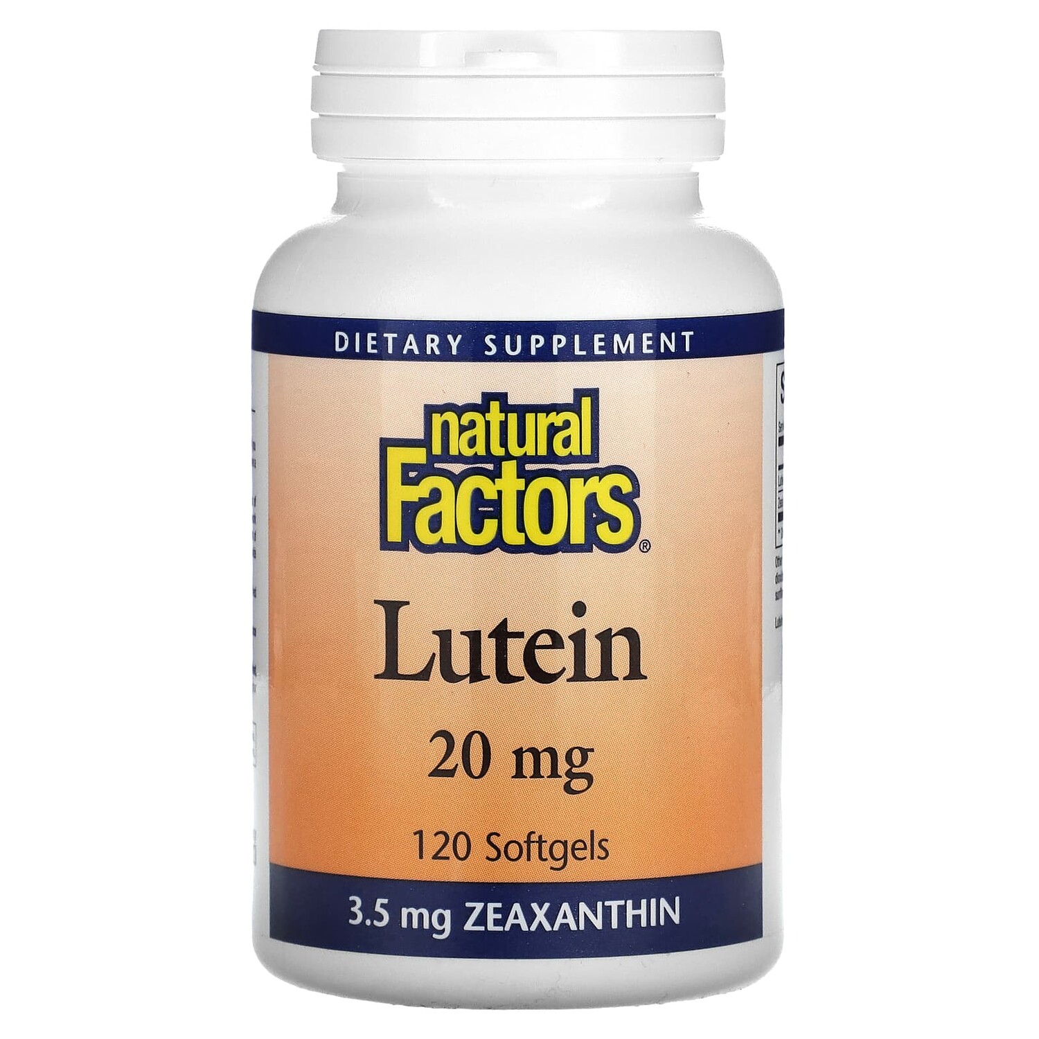 

Лютеин, 20 мг, 120 капсул, Natural Factors
