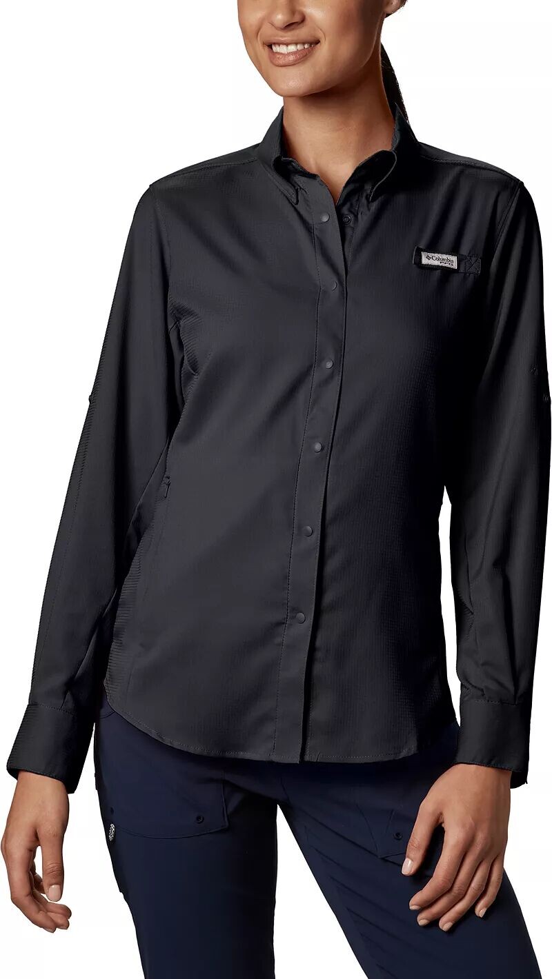 

Женская рубашка с длинным рукавом Columbia PFG Tamiami II, черный