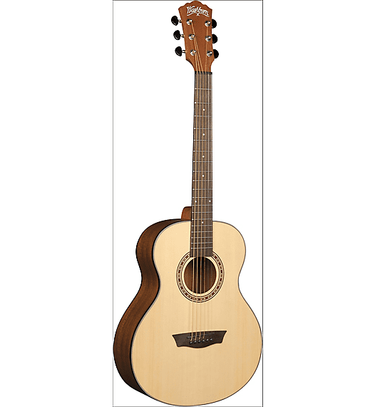 Акустическая гитара Washburn AGM5K Apprentice Series 7/8 Size G-Mini Spruce Top Mahogany Neck 6-String Acoustic Guitar w/Gig Bag акустическая гитара washburn natural g mini 5 apprentice series 7 8 size agm5k a