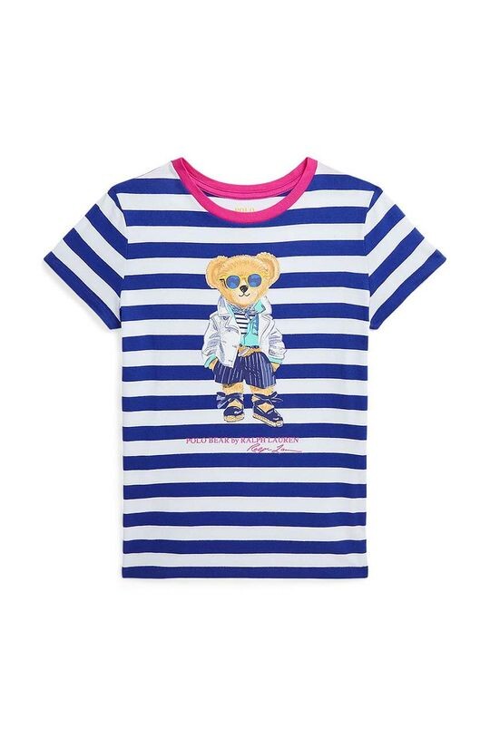

Хлопковая футболка для детей Polo Ralph Lauren, синий