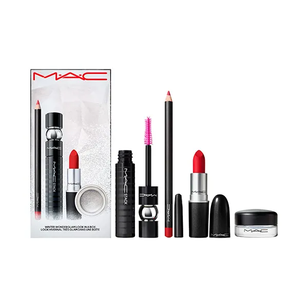 

Чехол для глаз и губ Set Ruby Woo And Stack Look In A Box Mac Cosmetics, 1 UD