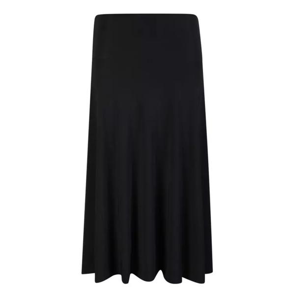 Юбка black pleated skirt Norma Kamali, мультиколор