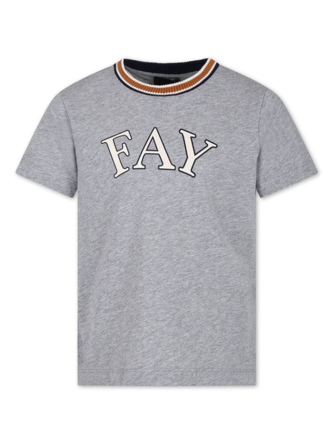

Футболка Fay Kids из хлопка, серый