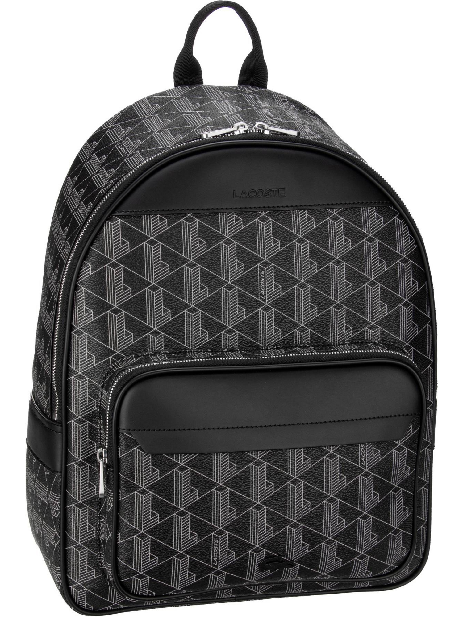 Рюкзак Lacoste / Backpack The Blend 3649, цвет Monogram Noir Gris сумка через плечо lacoste the blend 21 5 cm цвет monogram noir gris