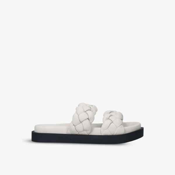 

Шлепанцы Rath из плетеной веганской кожи Kg Kurt Geiger, цвет bone
