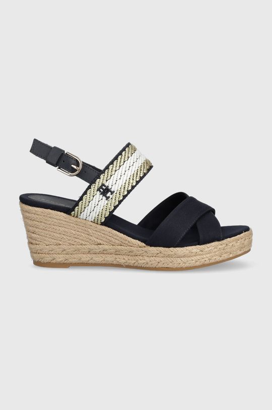 

Босоножки GOLDEN WEBBING MID WEDGE Tommy Hilfiger, темно-синий