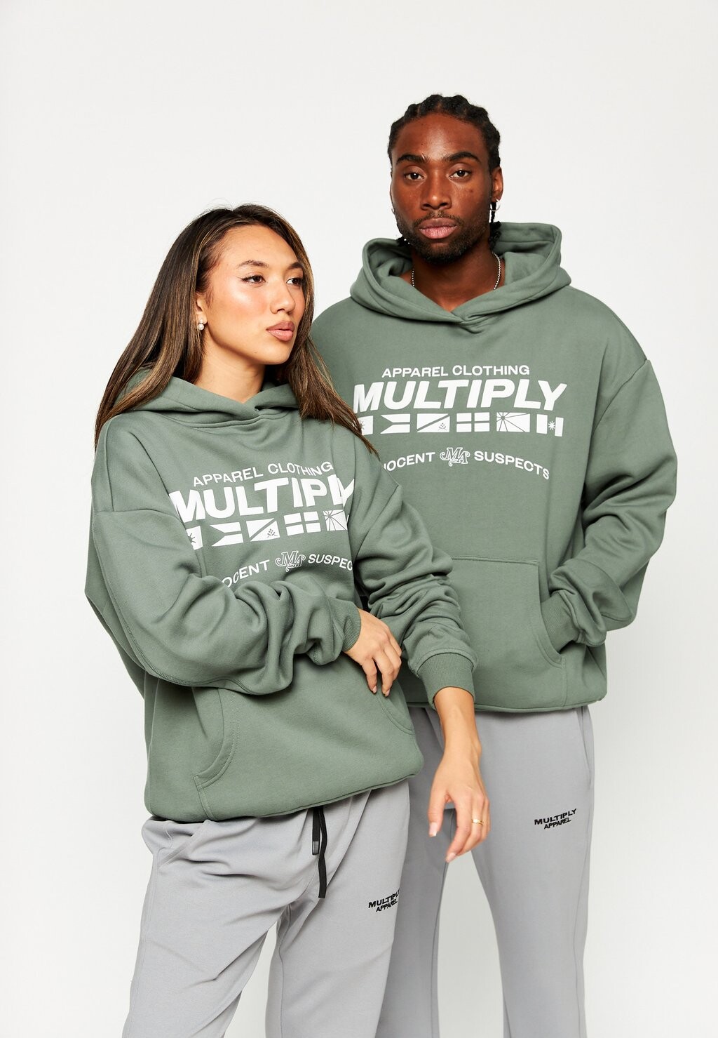 

Толстовка Suspects Multiply Apparel, цвет dark forest