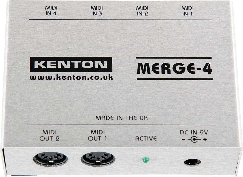 

Новый MIDI-бокс Kenton Merge-4