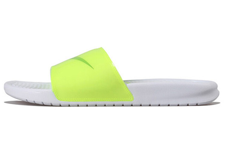 

Шлепанцы с принтом Nike Benassi JDI Неоновый Вольт/Белый
