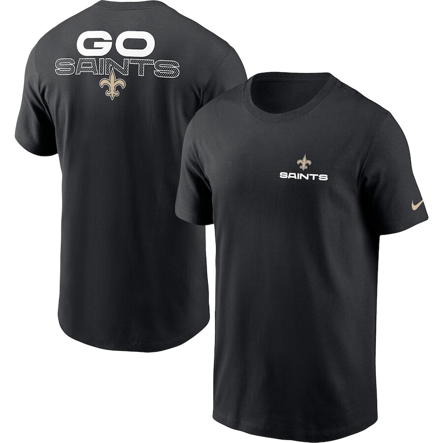 

Футболка с коротким рукавом Nike New Orleans Saints, черный