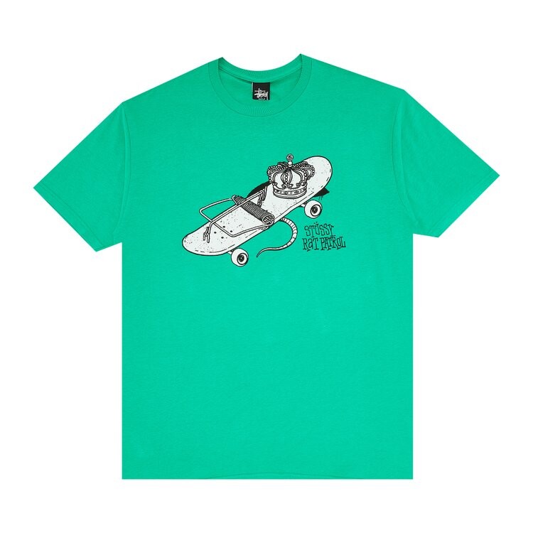 

Футболка Stussy Skate Trap 'Kelly', зеленый