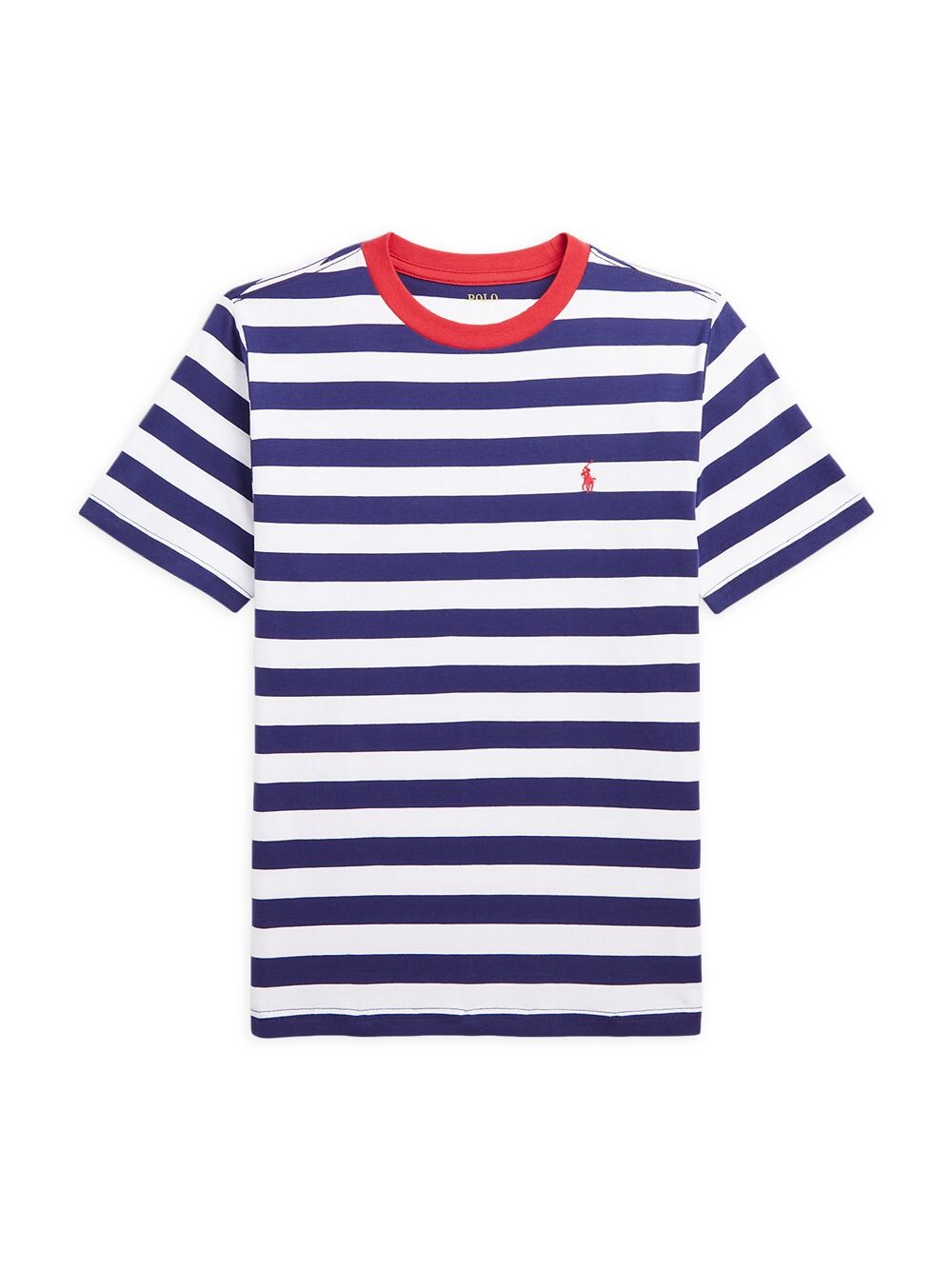 

Полосатая футболка для мальчиков и мальчиков Polo Ralph Lauren, белый