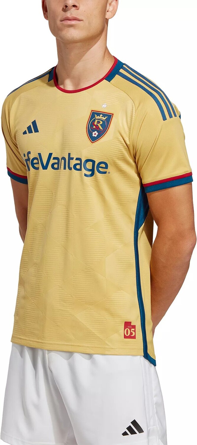 

Adidas Real Salt Lake 2023 Вторичное аутентичное джерси "The Beehive State"