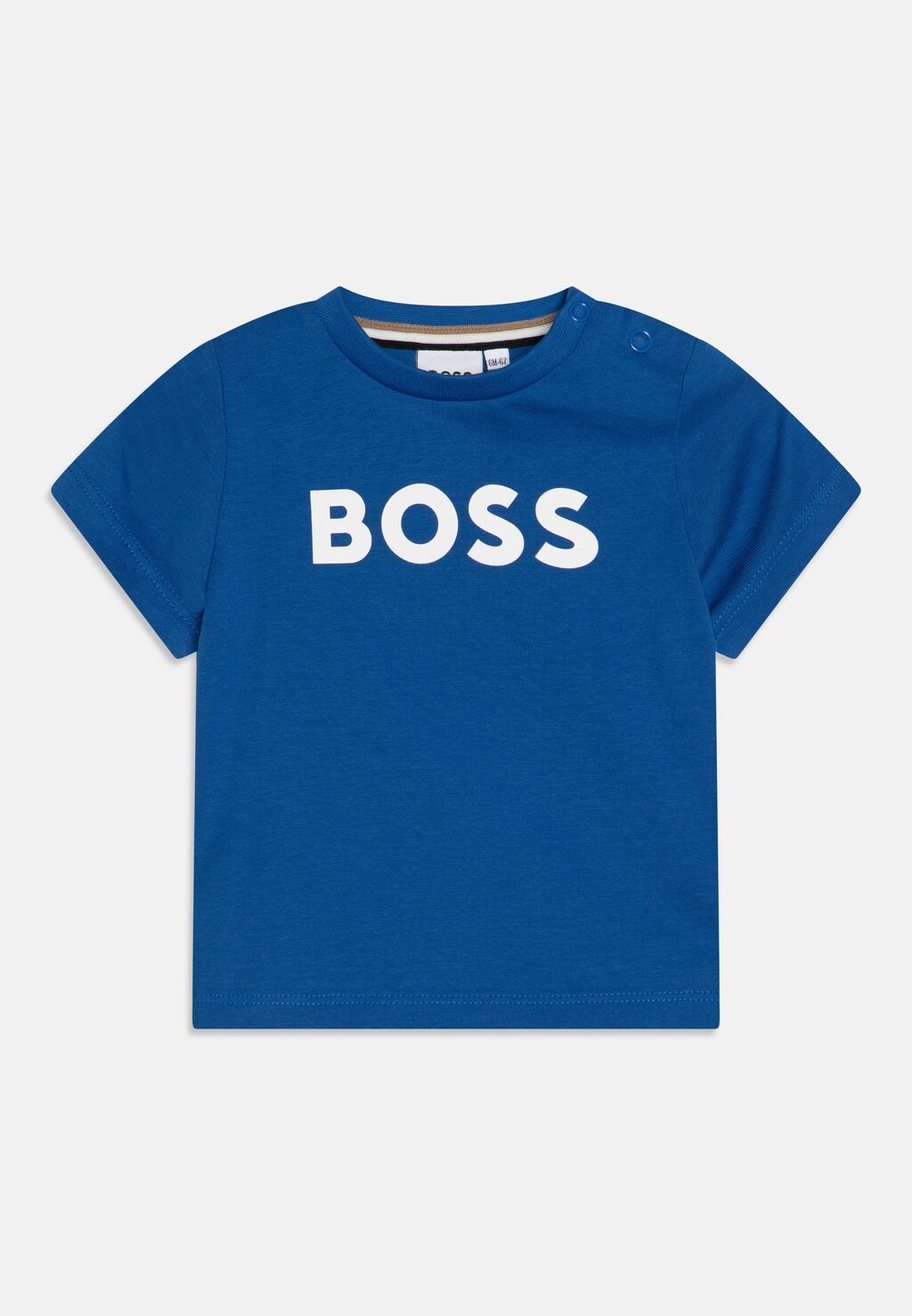

Футболка с принтом BABY SHORT SLEEVES TEE BOSS Kidswear, цвет electric blue