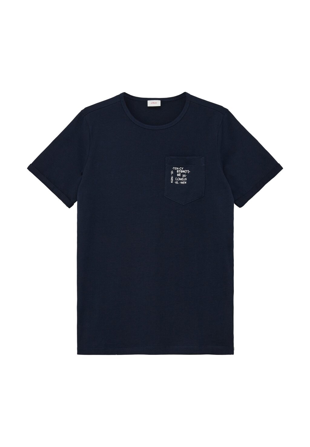 

Футболка с принтом MIT PRINT-DETAIL s.Oliver, цвет navy