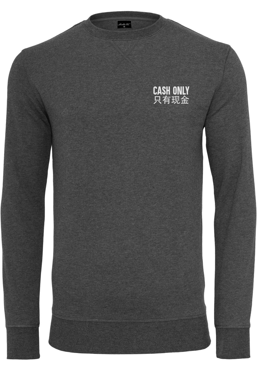 

Толстовка Mister Tee Crewneck Sweater, цвет charcoal