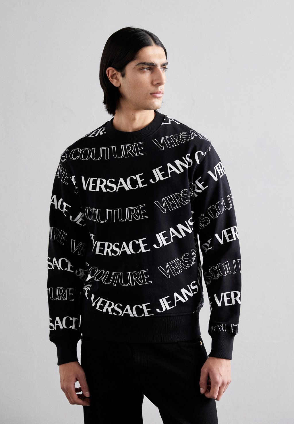 

Толстовка All Over Versace Jeans Couture, черный