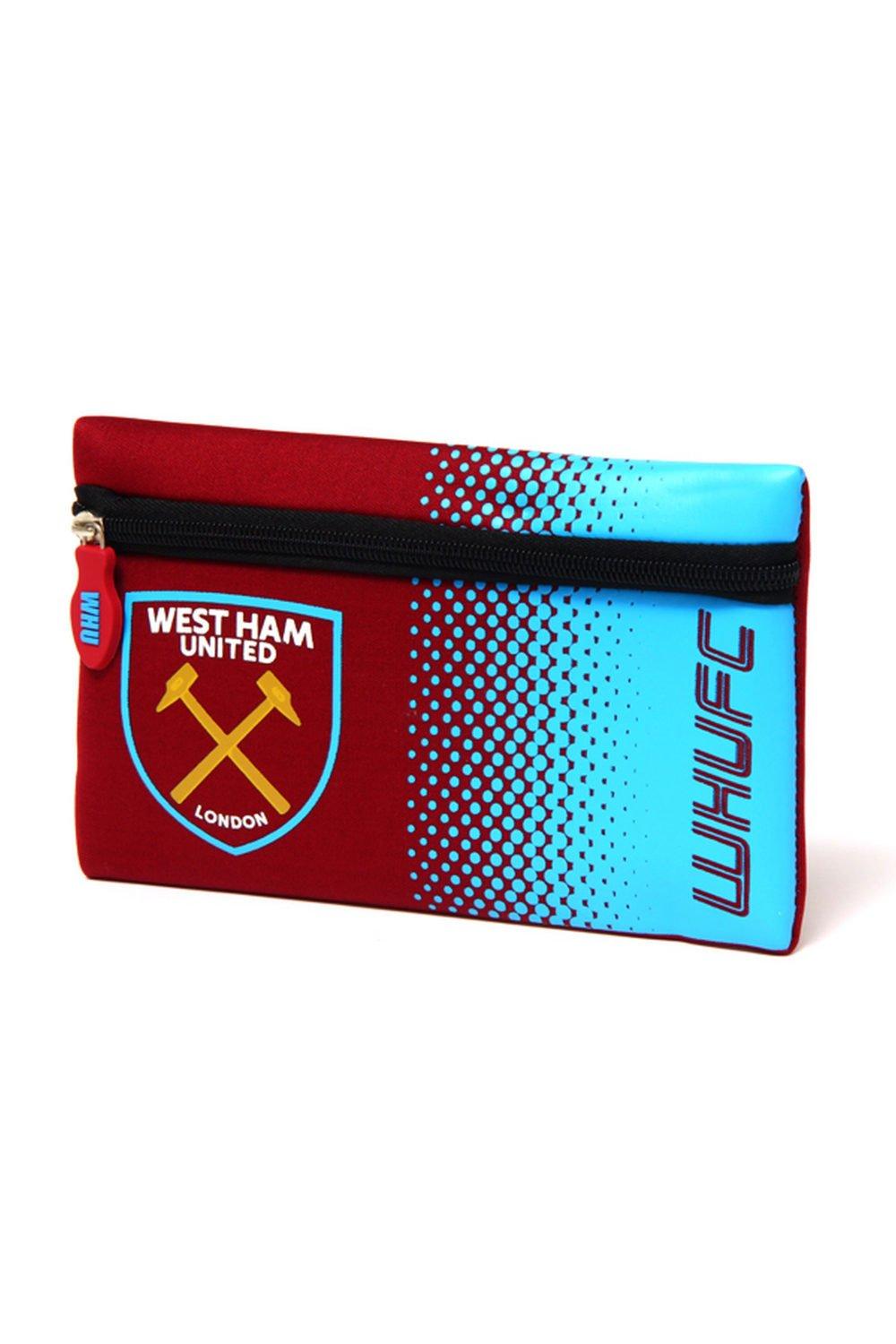 Плоский пенал Fade West Ham United FC, красный чехол mypads фк вест хэм мужской для tecno pova 4 задняя панель накладка бампер