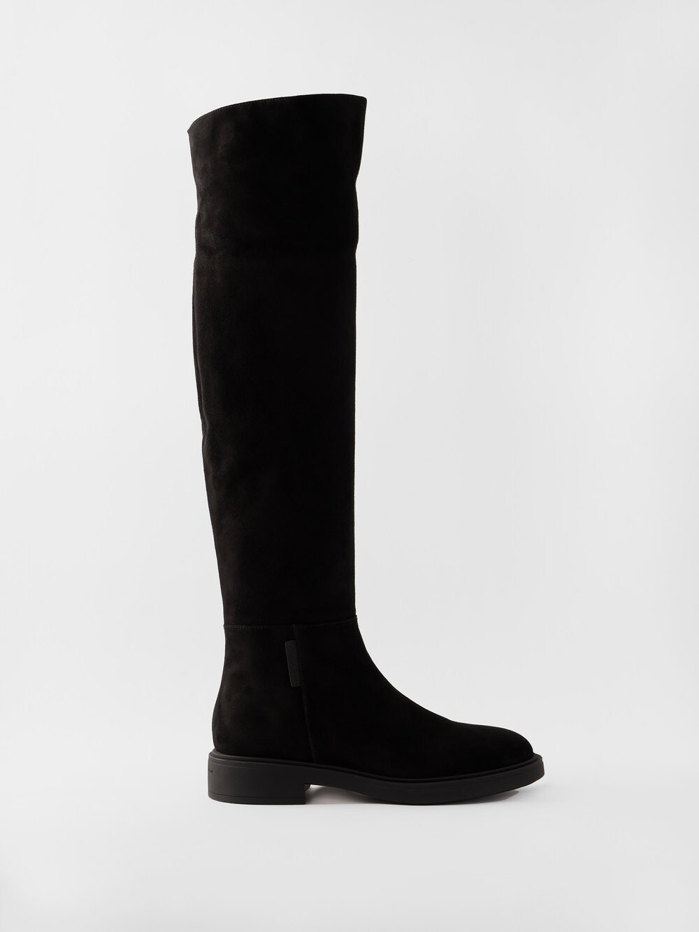 

Ботинки ботфорты lexington из замши Gianvito Rossi, черный