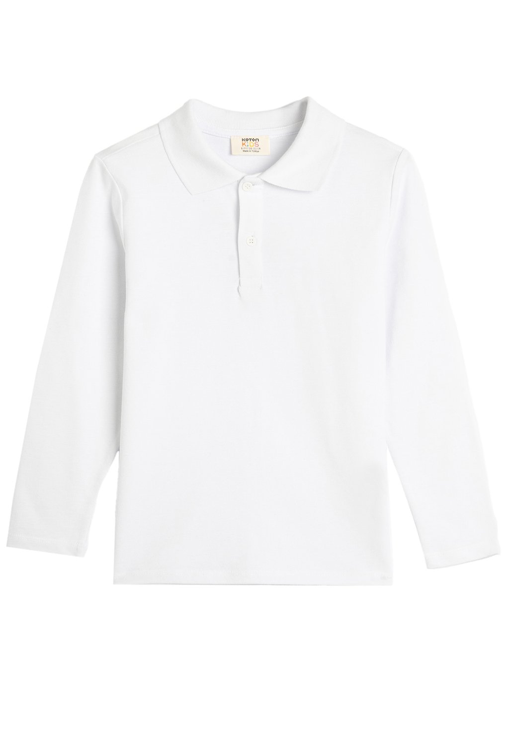 Рубашка-поло LONG SLEEVE Koton, цвет white рубашка поло short sleeve printed koton цвет white