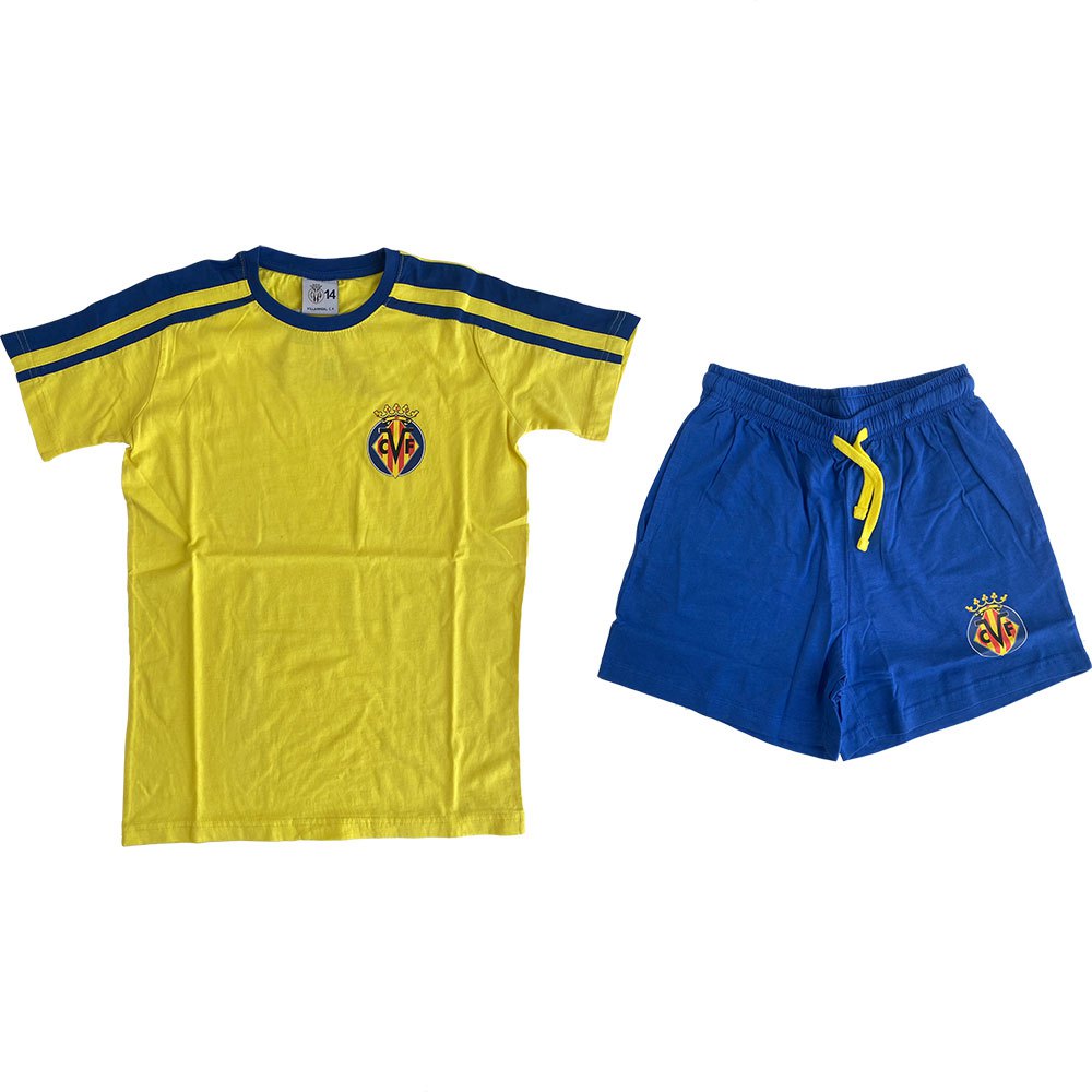Пижама с коротким рукавом Villareal CF Junior, желтый пижама burgos cf junior черный