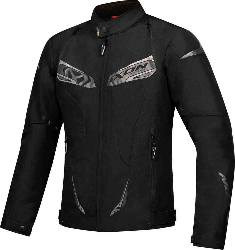 Водонепроницаемая мотоциклетная текстильная куртка Caliber Ixon, черный