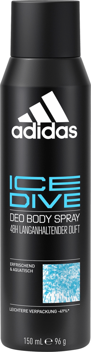 Дезодорант-спрей Ice Dive 150мл adidas дезодорант спрей adidas ice dive 150 мл