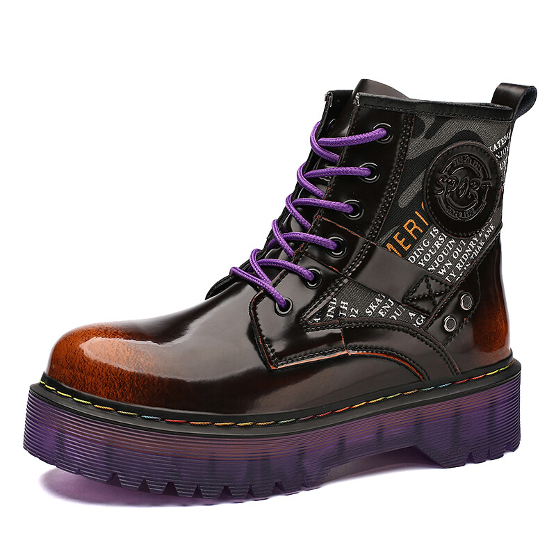 

Мужские ботинки Cahhrrn X Martin Boot Men Beige Banweidiya