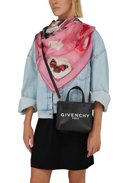 

Сумка-шоппер Mini G Tote из канвы с покрытием 4G Givenchy, темно-серый