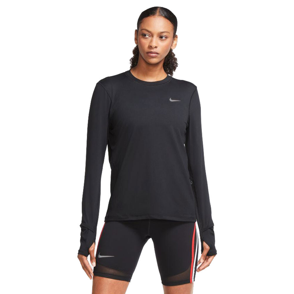 

Спортивный топ Nike Element Running Crew, черный