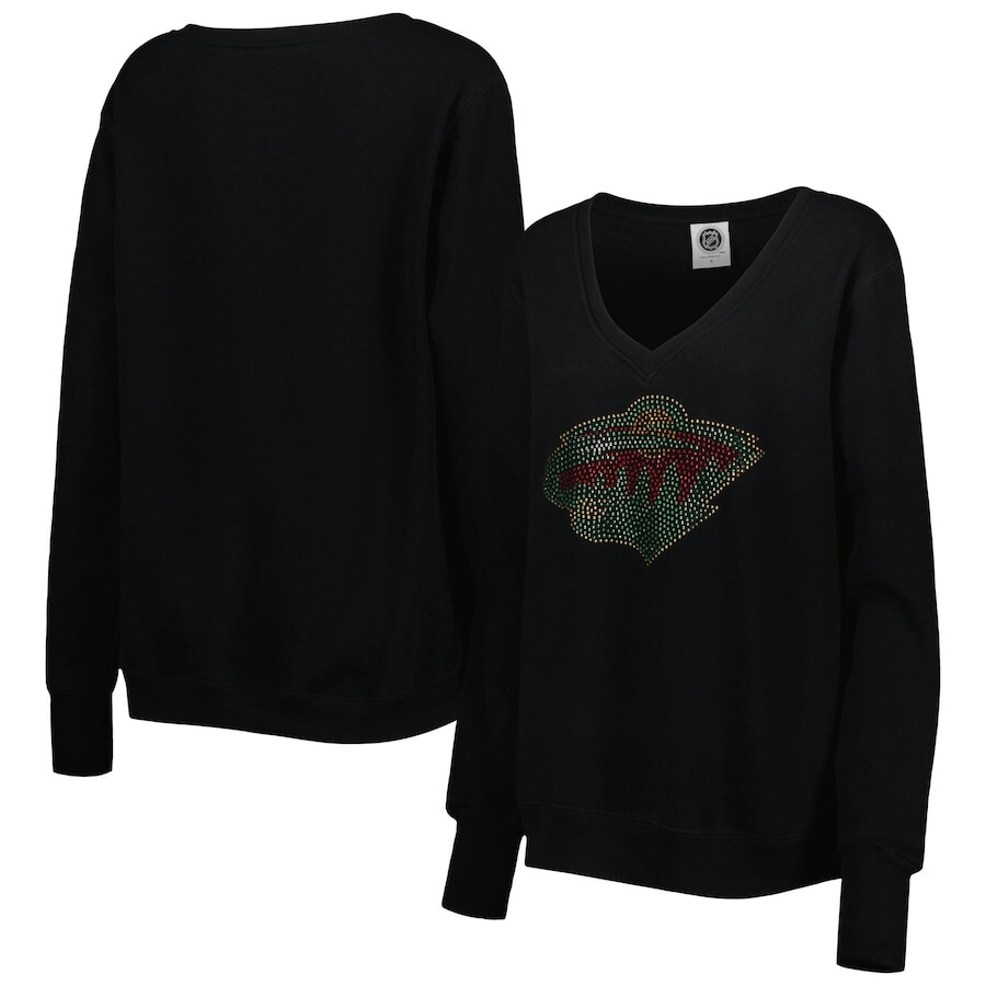 

Футболка с длинным рукавом Cuce Minnesota Wild, черный