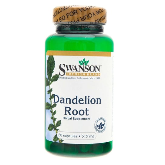 Swanson, Корень одуванчика, 515 мг, 60 капсул swanson корень элеутерококка 425 мг 120 капсул