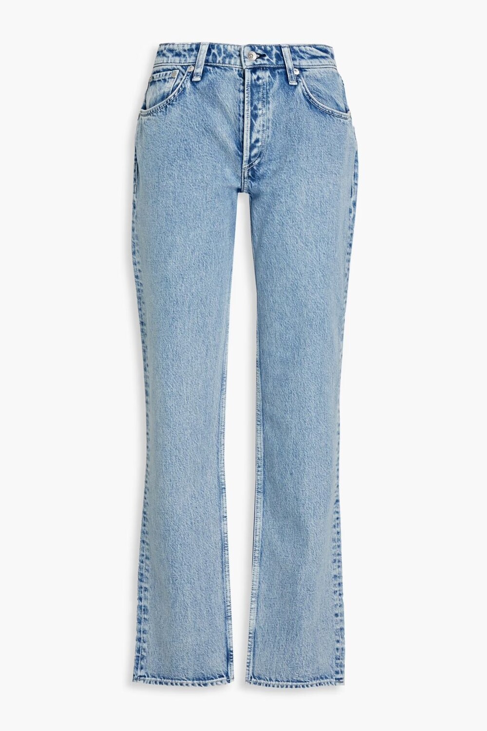 

Джинсы Alisha прямого кроя с низкой посадкой Rag & Bone, легкий деним