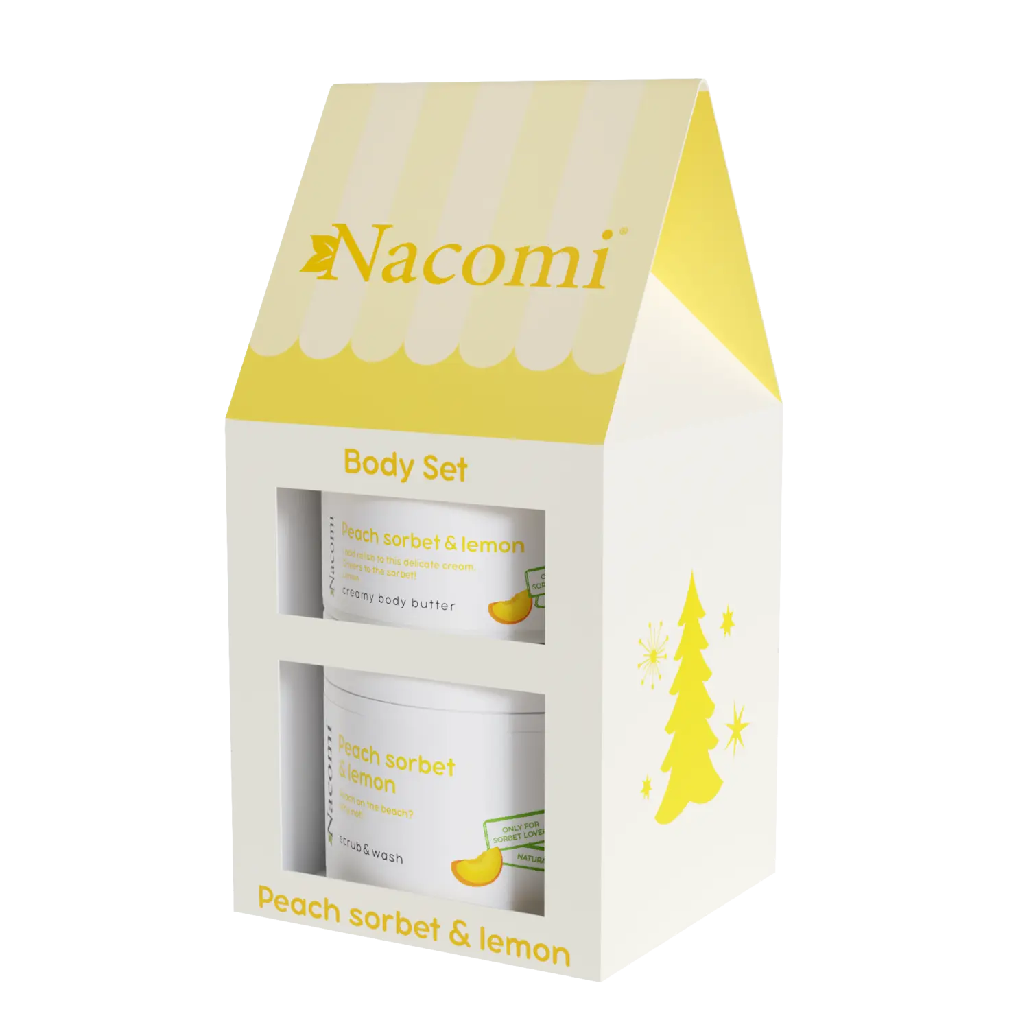 

Набор: масло для тела Nacomi Lemonsorbet&Peach, 180 мл