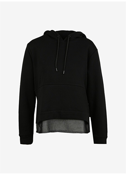 

Однотонная черная женская толстовка с воротником с капюшоном Black On Black, Черный, Однотонная черная женская толстовка с воротником с капюшоном Black On Black