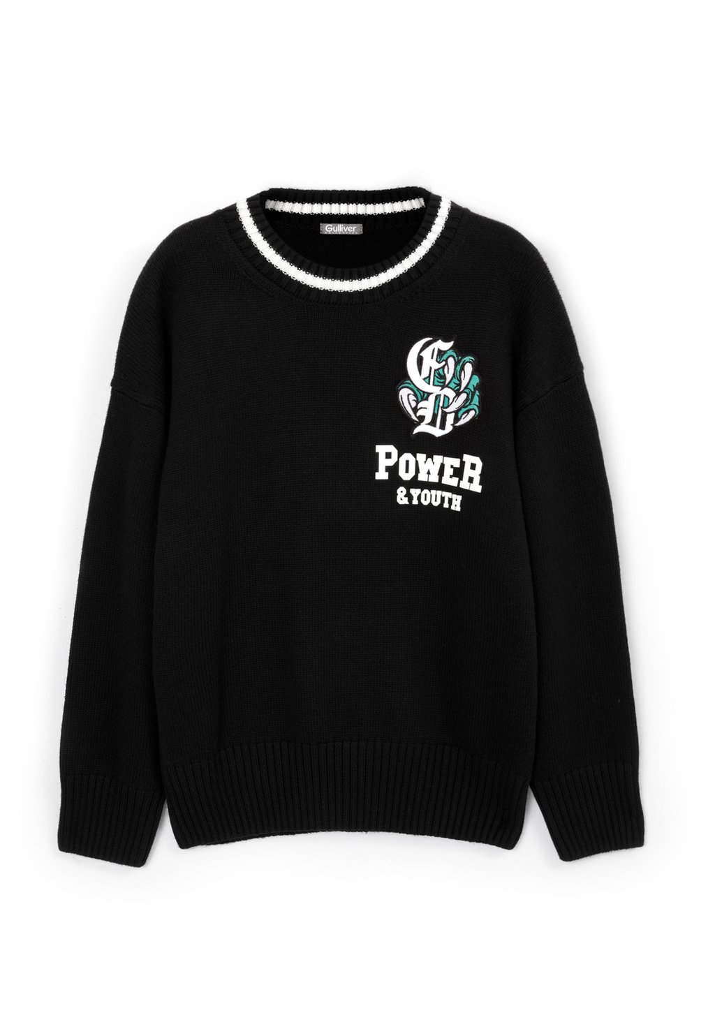 цена Вязаный свитер Gulliver, цвет black
