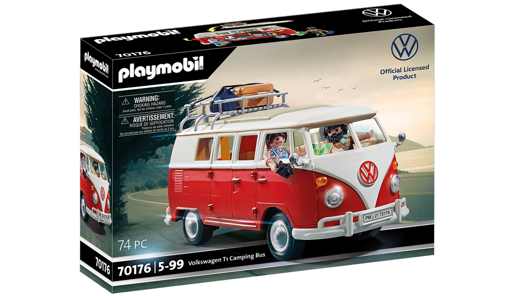 Кемпинговый автобус volkswagen t1 Playmobil набор с элементами конструктора playmobil volkswagen 70176 туристический автобус t1 74 дет