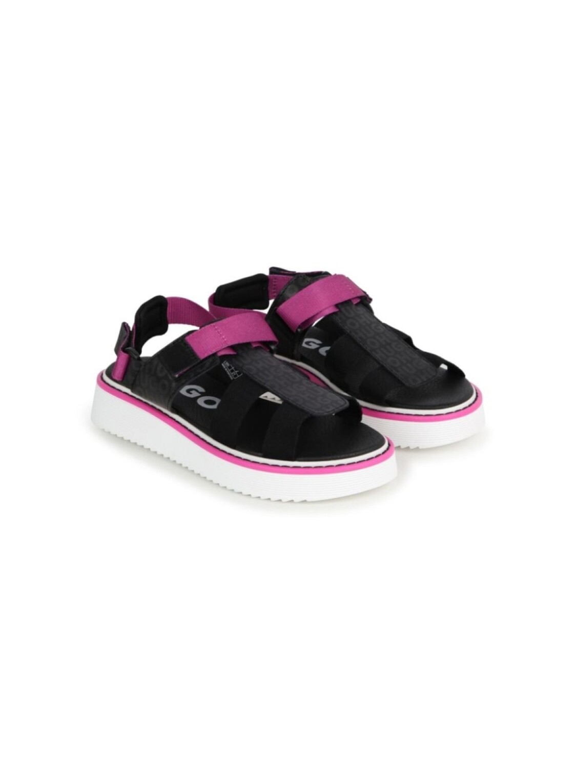 

HUGO KIDS сандалии с узором, черный