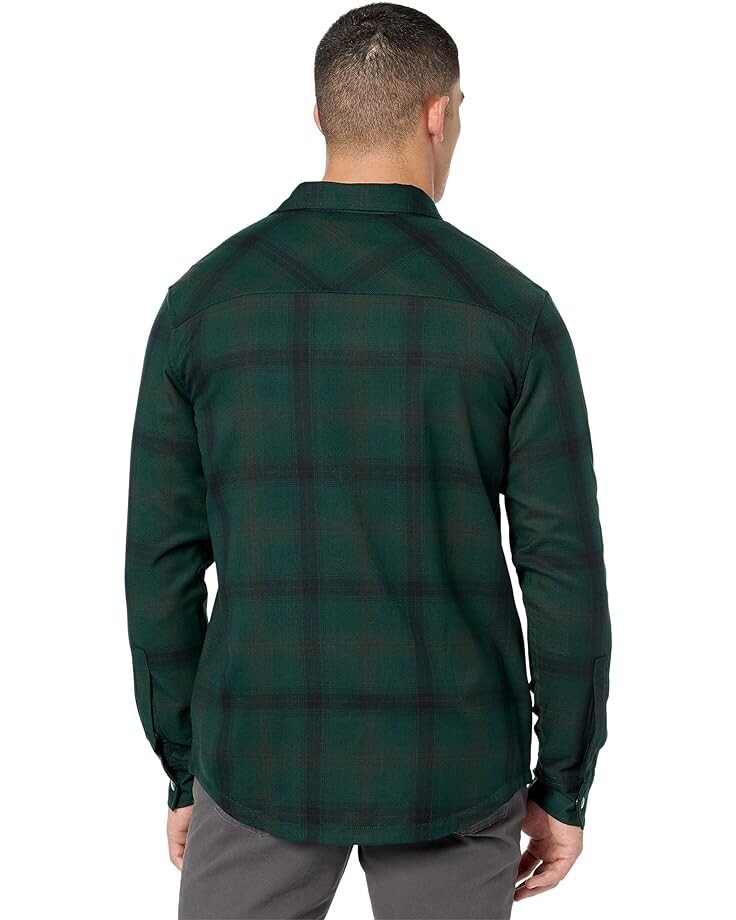 

Рубашка Oakley TC Skull Flannel Shirt, цвет Green Check