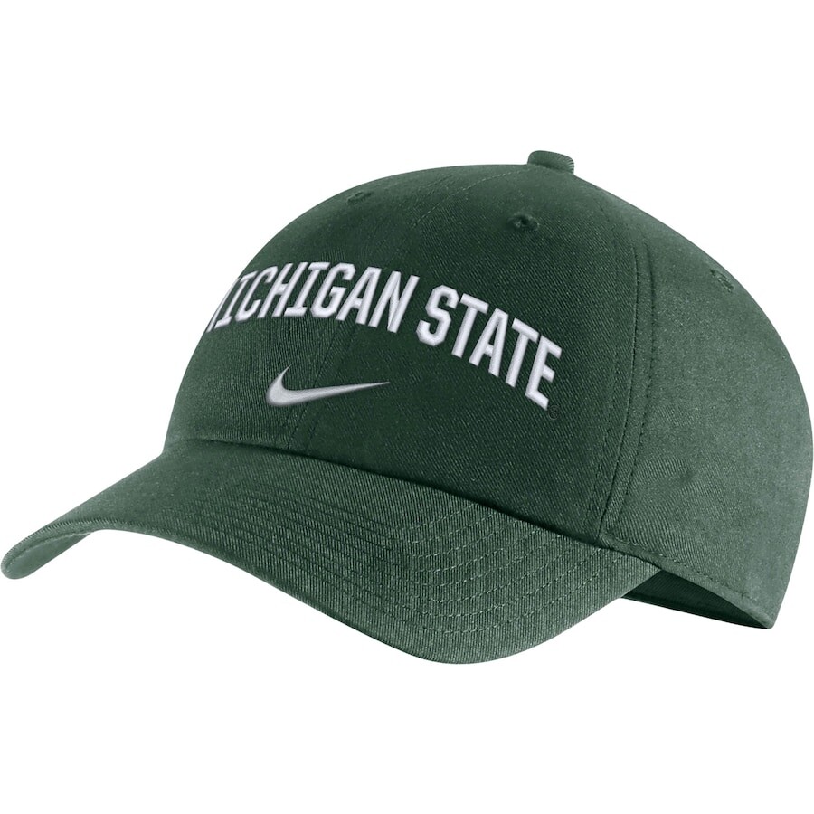 

Бейсболка Nike Michigan State Spartans, зеленый