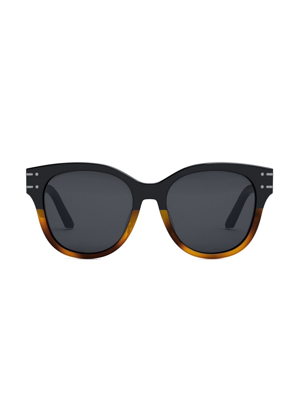 Солнцезащитные очки Diorsignature B6F 55MM в форме бабочки Dior, черный
