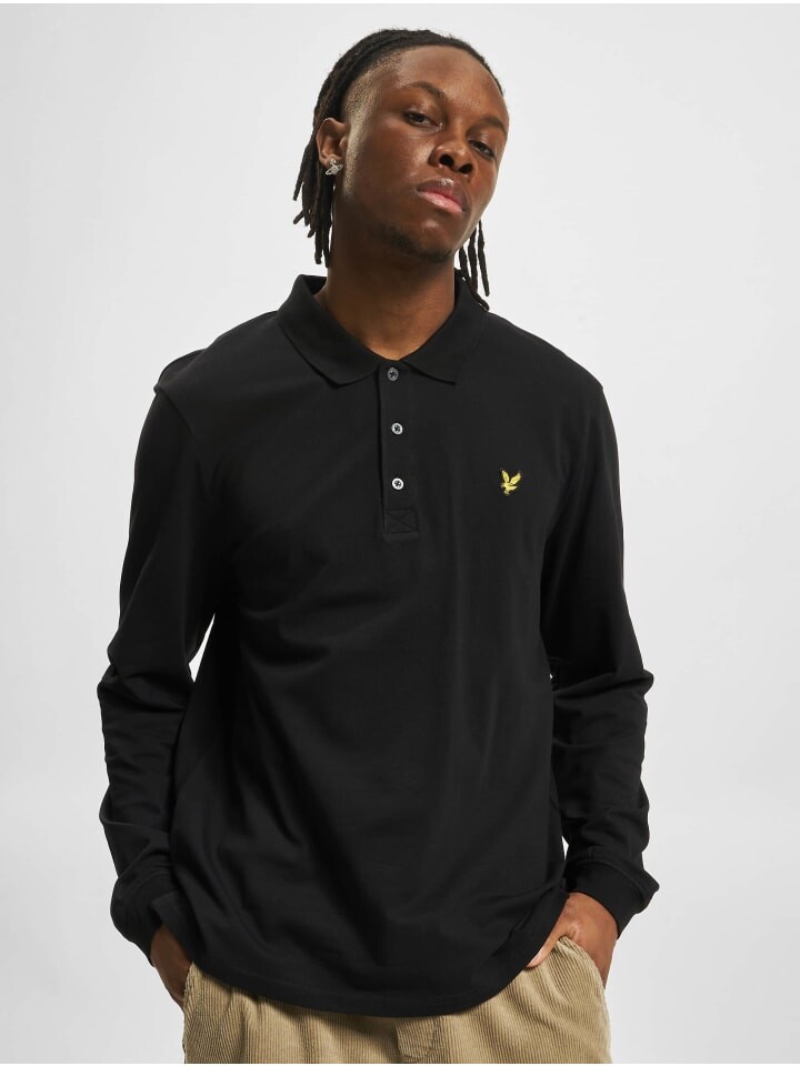 

Лонгслив Lyle & Scott s, цвет jet black