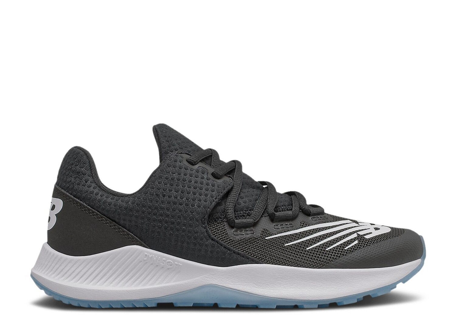 

Кроссовки New Balance 4040V6 Tf Big Kid Wide 'Black White', серый