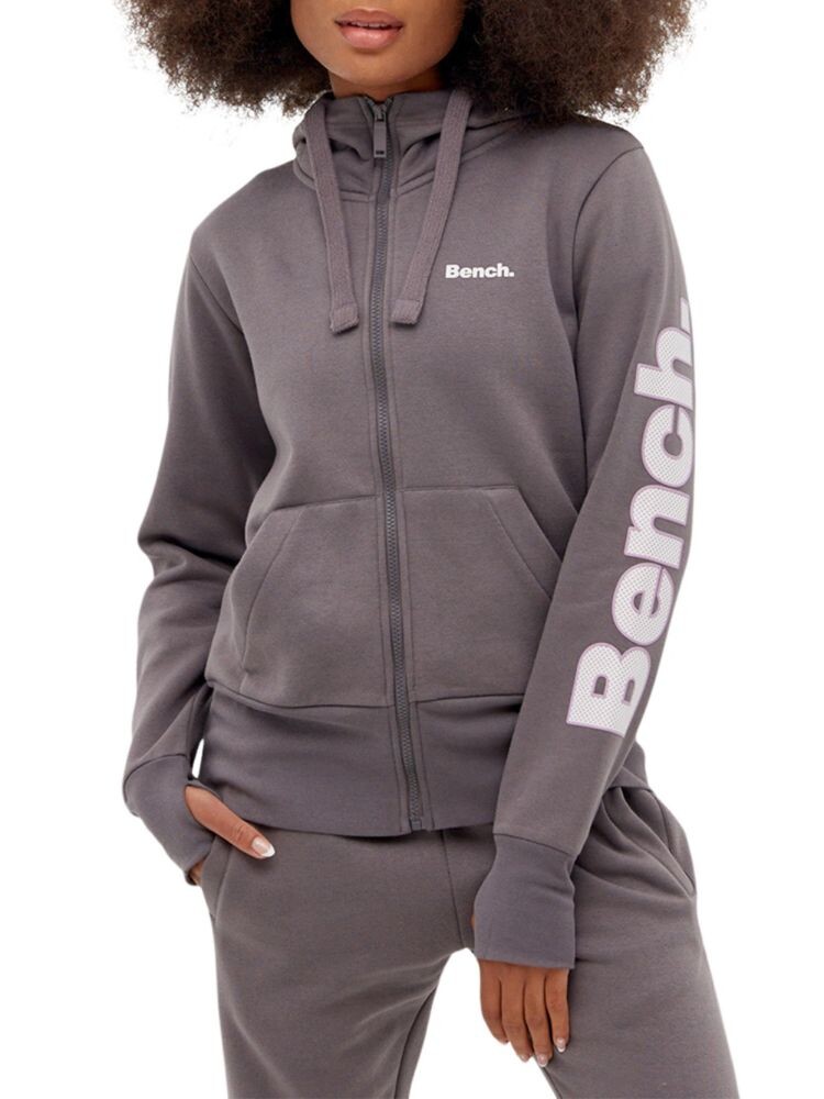

Толстовка на молнии с логотипом Marcie Bench, цвет Charcoal