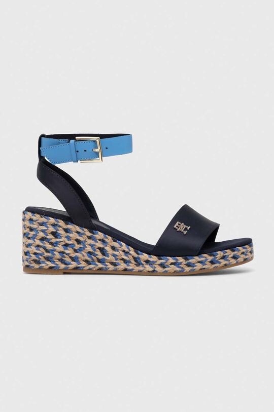 

Босоножки COLORFUL WEDGE SATIN SANDAL Tommy Hilfiger, темно-синий
