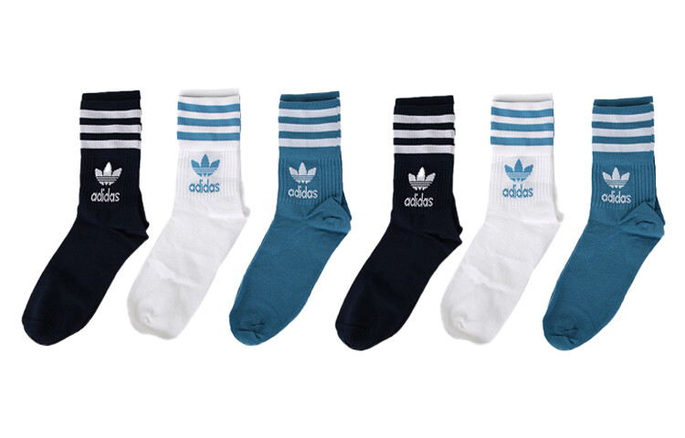 

Носки унисекс до середины икры Adidas Originals, цвет A set of three pairs