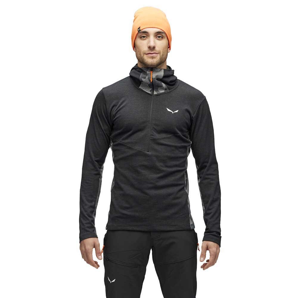 

Худи Salewa Boe Alpine Merino, черный