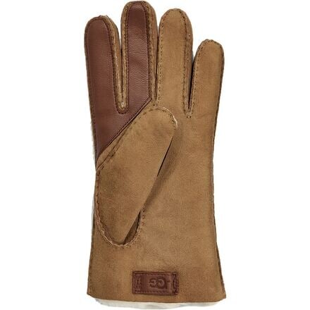 

Контрастные технические перчатки из овчины мужские UGG, цвет Chestnut