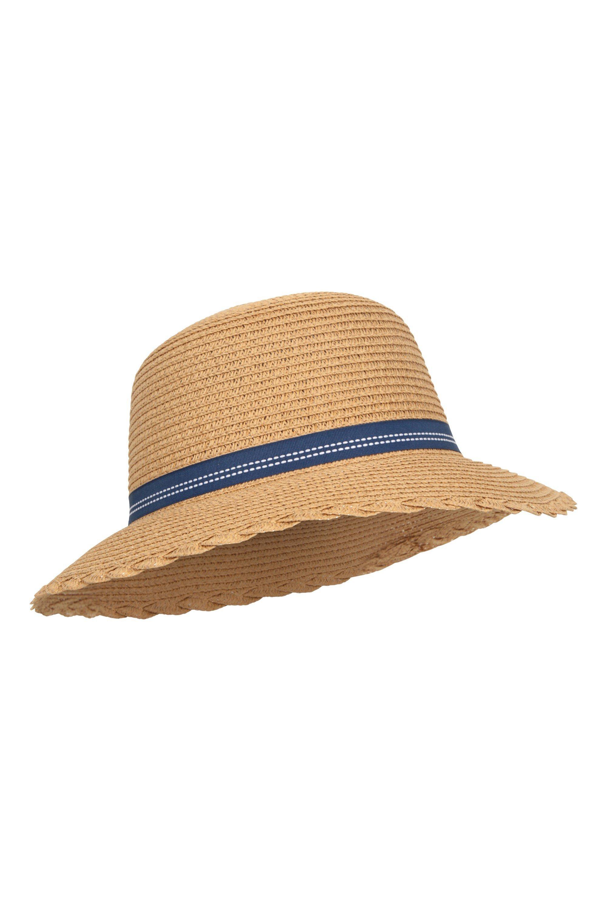 Легкая летняя кепка из соломенной шляпы с бантом и садом Mountain Warehouse, бежевый