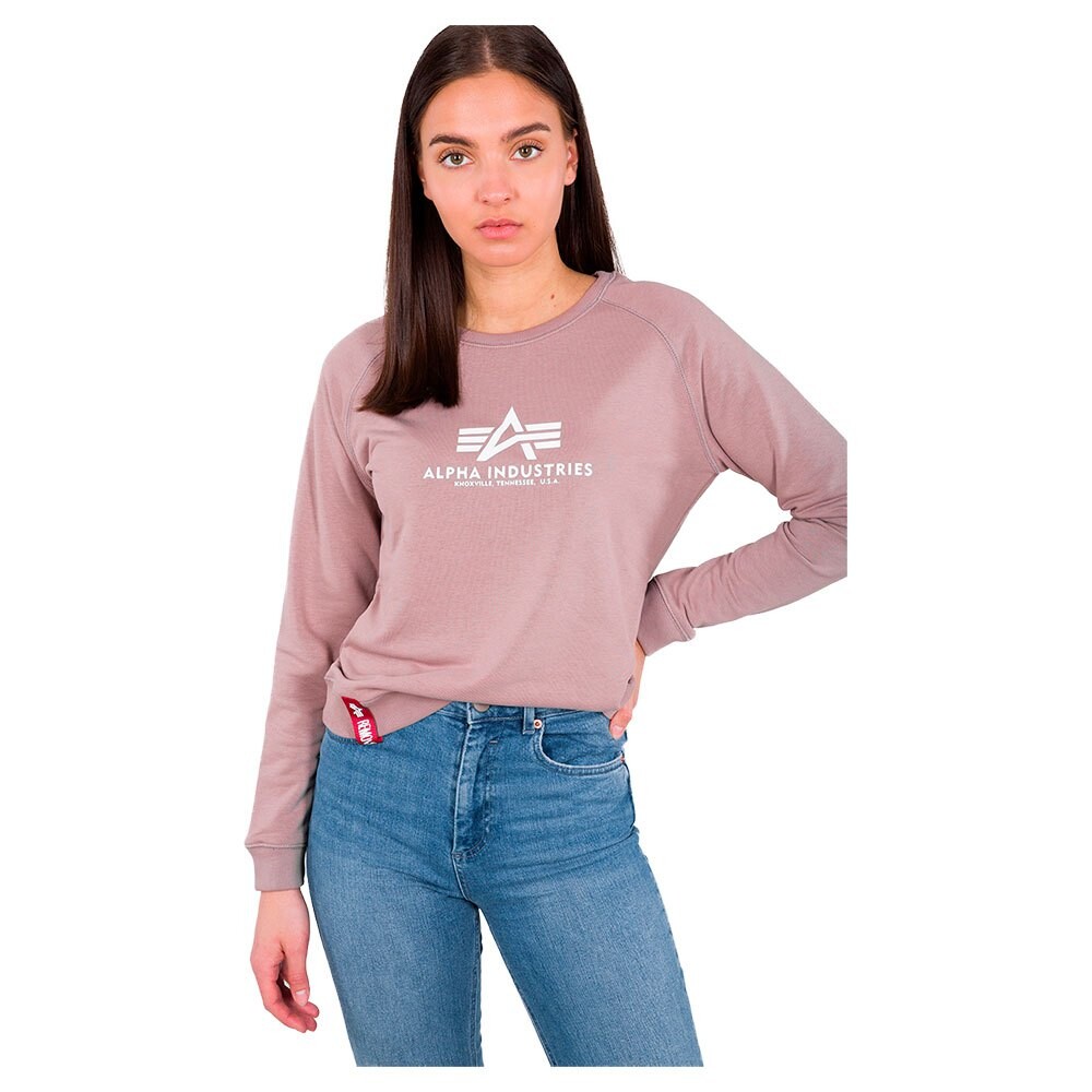 

Свитер Alpha Industries New Basic, фиолетовый